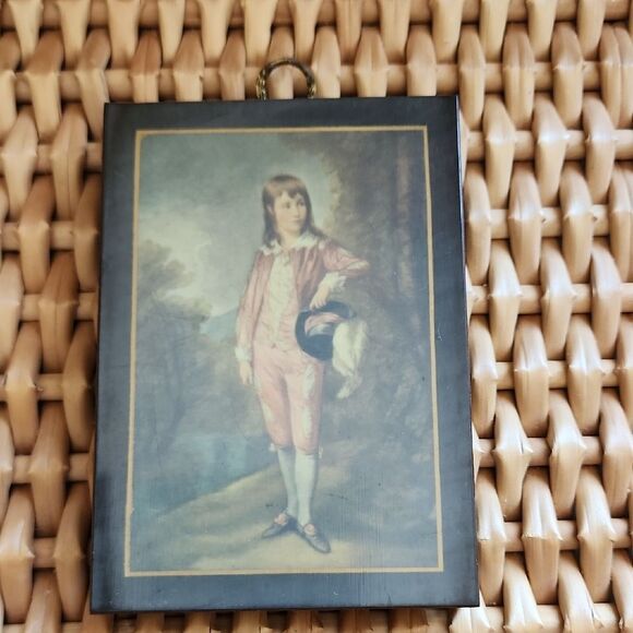 Small Wall Hanging Of 'The Pink Boy' by Thomas Gainsborough - Picture 1 of 3